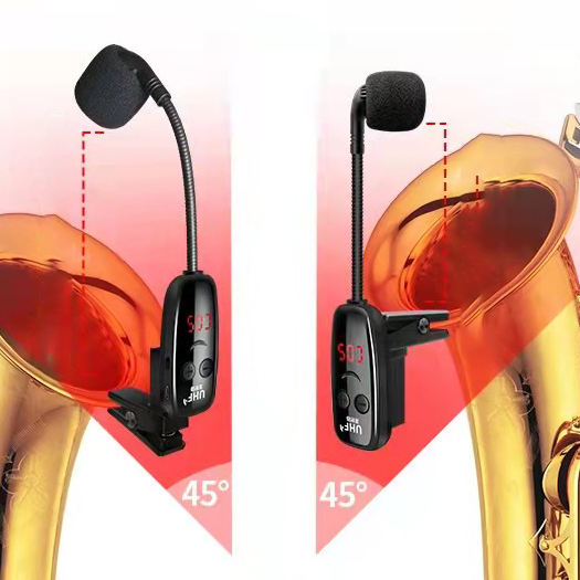 professional saxophone wireless instrument microphone 03